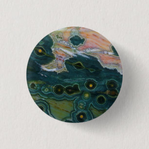 Badge Rond 2,50 Cm Bassin d'océan vert