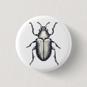 Badge Rond 2,50 Cm Beetle