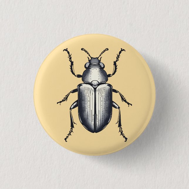 Badge Rond 2,50 Cm Beetle (Devant)
