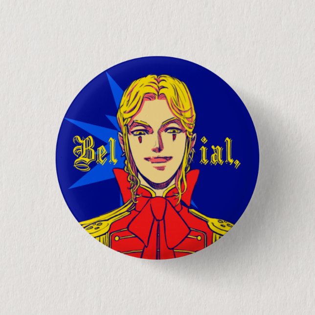 Badge Rond 2,50 Cm Belial (Devant)
