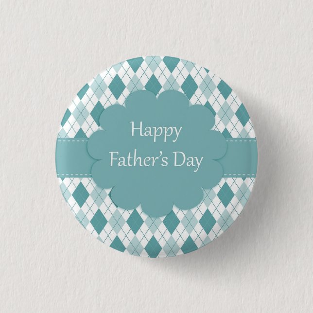 Badge Rond 2,50 Cm Belle Fête des pères heureuse (Devant)