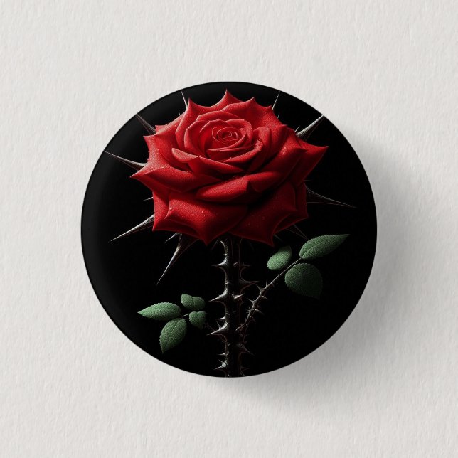 Badge Rond 2,50 Cm Belleza  con espinas (Devant)