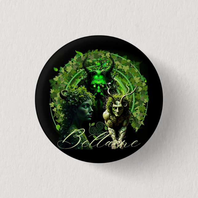 Badge Rond 2,50 Cm Beltaine (Devant)