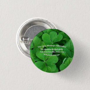 Badge Rond 2,50 Cm Bénédiction irlandaise