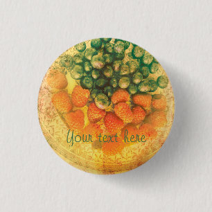 Badge Rond 2,50 Cm Berries d'été personnalisée