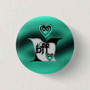 Badge Rond 2,50 Cm bff ~ tourterelles