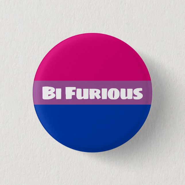 Badge Rond 2,50 Cm Bi Furious (Devant)