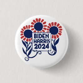 Badge Rond 2,50 Cm Biden Harris 2020