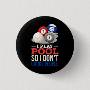 Badge Rond 2,50 Cm Billard