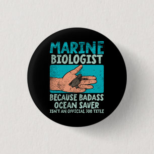 Badge Rond 2,50 Cm Biologiste marin