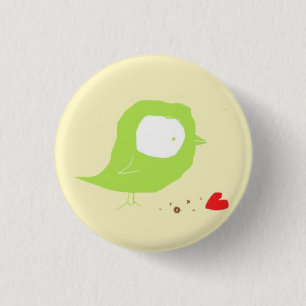 Badge Rond 2,50 Cm Birdy a trouvé l'amour