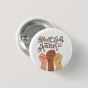 Badge Rond 2,50 Cm Black Lives Matt - Unité