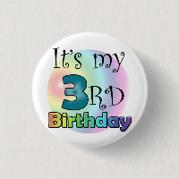 Blauwe C'est mon 3e anniversaire