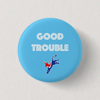 Badge Rond 2,50 Cm Bon âne de problème rond