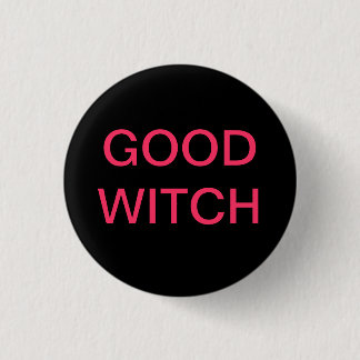 Badge Rond 2,50 Cm Bon bouton de sorcière