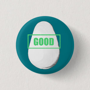Badge Rond 2,50 Cm Bon Pin d'oeufs