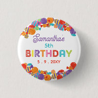 Bonbons sucrés et colorés fête d'anniversaire