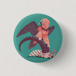 Badge Rond 2,50 Cm Bone King