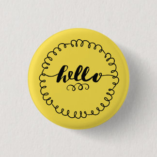 Badge Rond 2,50 Cm Bonjour Pin de talent