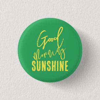 Badge Rond 2,50 Cm Bonjour soleil