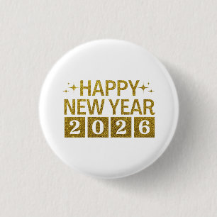 Badge Rond 2,50 Cm Bonne année 2026