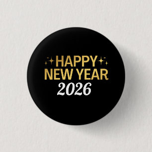 Badge Rond 2,50 Cm Bonne année 2026