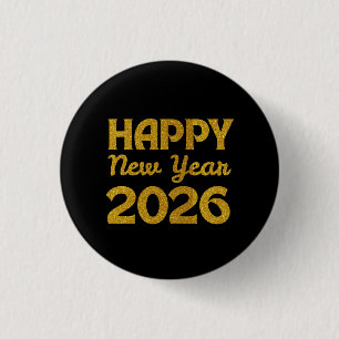 Badge Rond 2,50 Cm Bonne année 2026