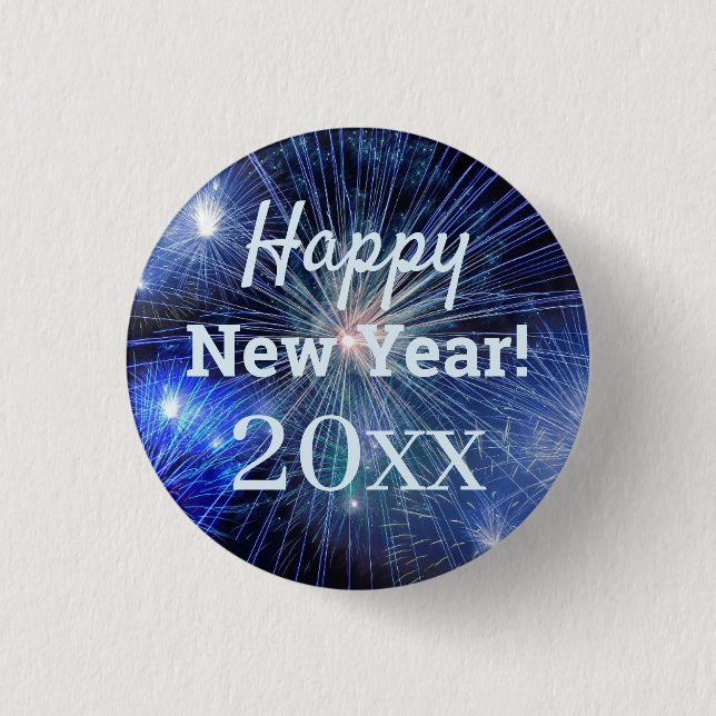 Badge Rond 2,50 Cm Bonne année 20xx (Devant)