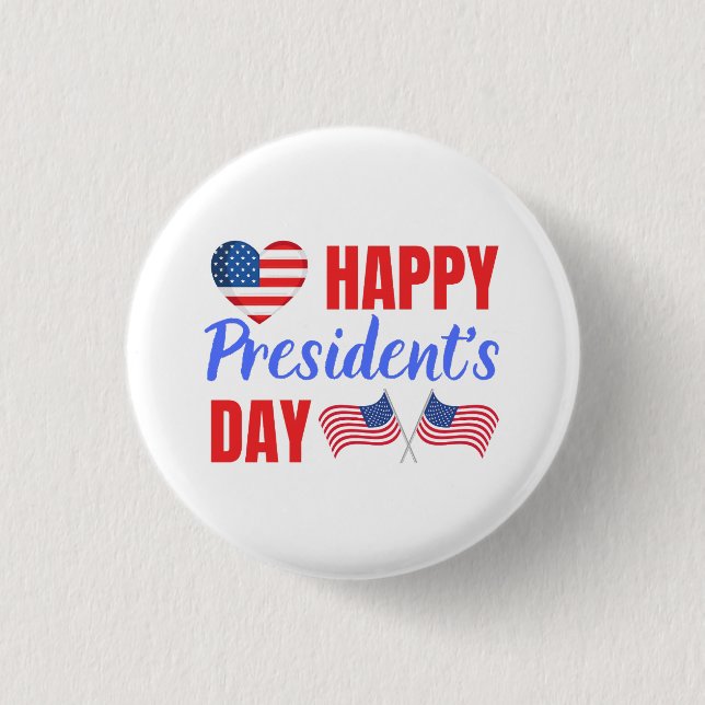 Badge Rond 2,50 Cm Bonne journée du Président (Devant)