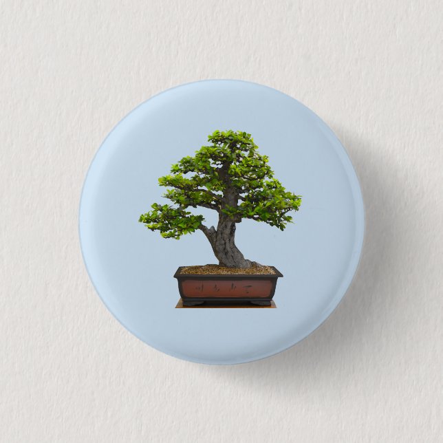 Badge Rond 2,50 Cm bonsaï (Devant)