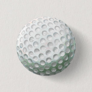 Badge Rond 2,50 Cm Boule de golf