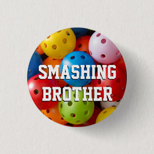 Badge Rond 2,50 Cm Boulettes colorées
