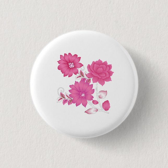 Badge Rond 2,50 Cm Bouton (Devant)