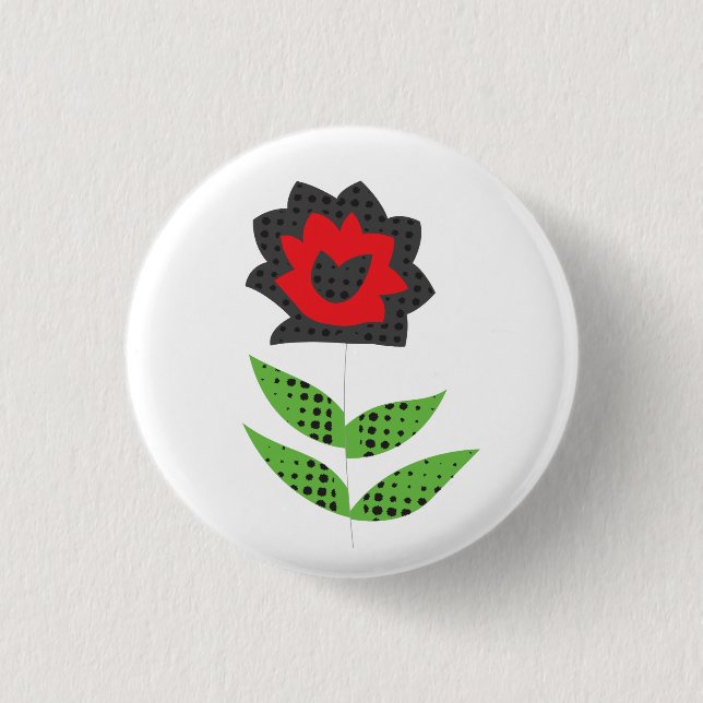 Badge Rond 2,50 Cm Bouton (Devant)