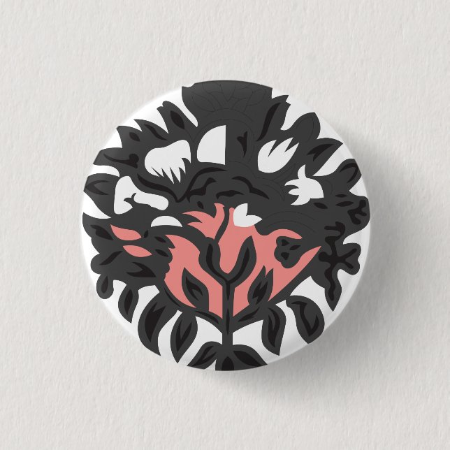 Badge Rond 2,50 Cm Bouton (Devant)