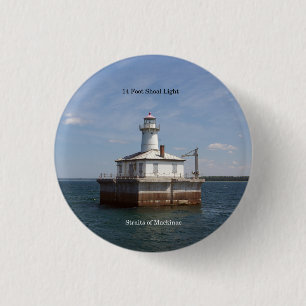 Badge Rond 2,50 Cm Bouton 14 pieds de lumière de tir