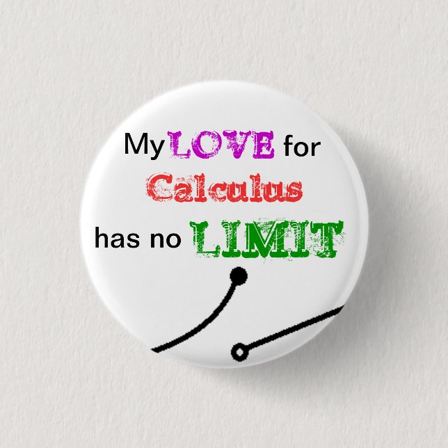 Badge Rond 2,50 Cm Bouton 3 de calcul (Devant)