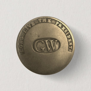 Badge Rond 2,50 Cm Bouton 4e campagne de Washington