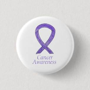 Badge Rond 2,50 Cm Bouton à broche personnalisée Lavande de sensibili