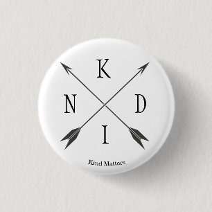 Badge Rond 2,50 Cm Bouton AIMABLE de boussole