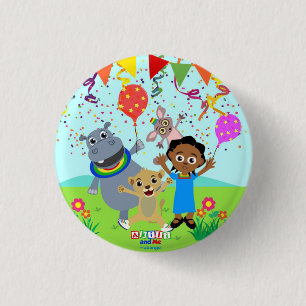 Badge Rond 2,50 Cm Bouton Akili & Amis 3