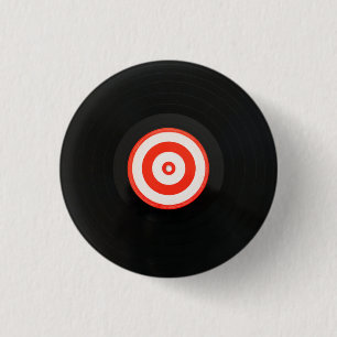 Badge Rond 2,50 Cm Bouton album vinyle LP
