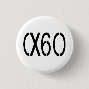 Badge Rond 2,50 Cm Bouton Alphaville