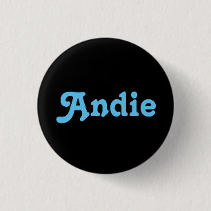 Badge Rond 2,50 Cm Bouton Andie