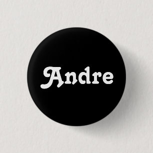 Badge Rond 2,50 Cm Bouton André
