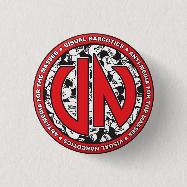 Badge Rond 2,50 Cm Bouton anonyme de navigation verticale (Devant)