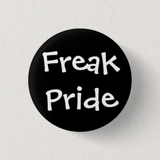 Badge Rond 2,50 Cm Bouton anormal de fierté (Devant)