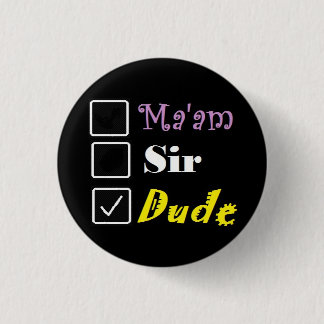 Badge Rond 2,50 Cm Bouton Appelez-moi Dude