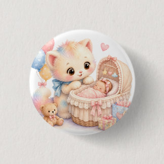 Badge Rond 2,50 Cm Bouton aquarelle Tumble