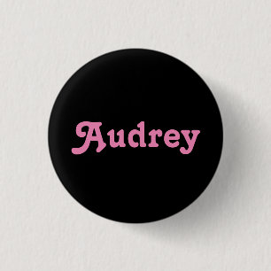 Badge Rond 2,50 Cm Bouton Audrey